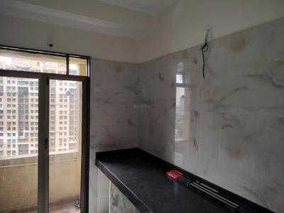 Kitchen Image of 700 Sq.ft 1 BHK Apartment / Flat for rent in Rosa Gardenia, Kasarvadavali Thane for Rs. 17000