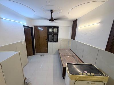 Kitchen Image of 390 Sq.ft 1 BHK Builder Floor for rent in Rajpur New Delhi for Rs. 14500