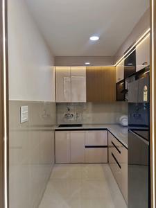 Kitchen Image of 850 Sq.ft 3 BHK Apartment / Flat for sale in Saarthi Affordable Homes, Hastsal New Delhi for Rs. 5100000