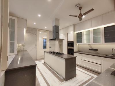Kitchen Image of 4500 Sq.ft 4 BHK Builder Floor for rent in Naraina New Delhi for Rs. 220000