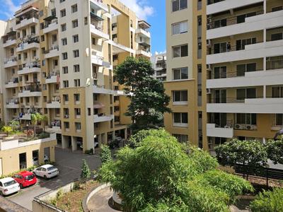 Living Room Image of 520 Sq.ft 1 BHK Apartment / Flat for rent in Raojee Palladium Homes, Dhanori Pune for Rs. 21000