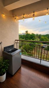 Balcony Image of 980 Sq.ft 2 BHK Apartment / Flat for rent in Roongta Shree Tirumala Omkar Apartment, Gangapur Nashik for Rs. 26500