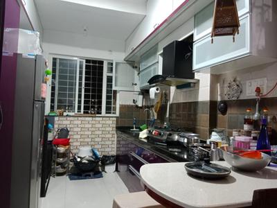Kitchen Image of 1000 Sq.ft 2 BHK Apartment / Flat for sale in Bhandari BA Iris, Wagholi Pune for Rs. 7700000