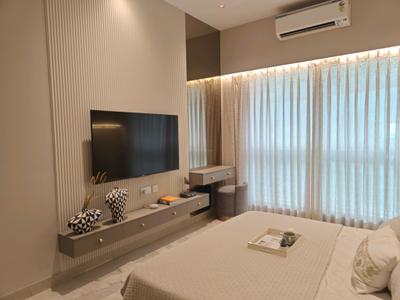 Bedroom Image of 1050 Sq.ft 3 BHK Apartment / Flat for rent in Purva Clermont, Chembur Mumbai for Rs. 140000