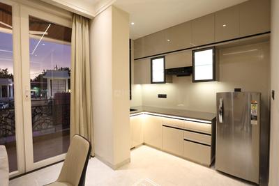 Kitchen Image of 800 Sq.ft 1 BHK Apartment / Flat for sale in Prem Mandir Vrindavan for Rs. 8100000