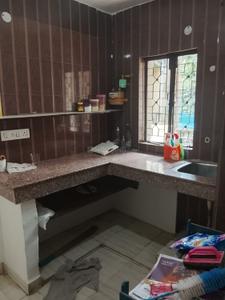 Kitchen Image of 700 Sq.ft 1 BHK Apartment / Flat for rent in Double Storey Apartments, Chittaranjan Park New Delhi for Rs. 28000