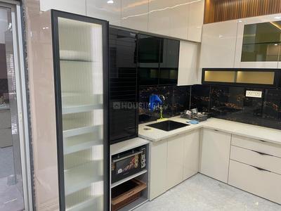Kitchen Image of 1200 Sq.ft 2 BHK Independent House for rent in Mahalakshmi Nagar Indore for Rs. 25000