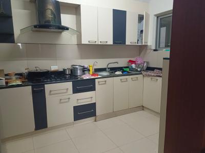 Kitchen Image of 1600 Sq.ft 3 BHK Apartment / Flat for rent in Puravankara Purva Fountain Square, Munnekollal Bengaluru for Rs. 85000