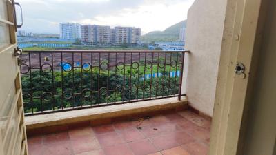 Balcony Image of 1100 Sq.ft 2 BHK Apartment / Flat for sale in Nyati Evita, Lohegaon Pune for Rs. 8300000