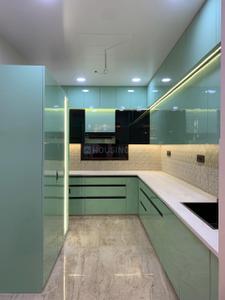 Kitchen Image of 2000 Sq.ft 3 BHK Builder Floor for sale in Kirti Nagar New Delhi for Rs. 35000000