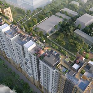 Image of 1300 Sq.ft 3 BHK Apartment / Flat for sale in Joka, Kolkata for Rs. 8200000