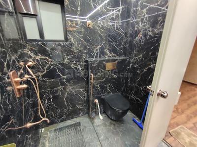 Bathroom Image of 980 Sq.ft 1 BHK Apartment / Flat for rent in Sahjanand Tulsi Glorious, Nandelav Bharuch for Rs. 15000