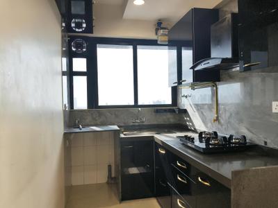 Kitchen Image of 894 Sq.ft 2 BHK Apartment / Flat for rent in Tridhaatu Morya, Chembur Mumbai for Rs. 80000