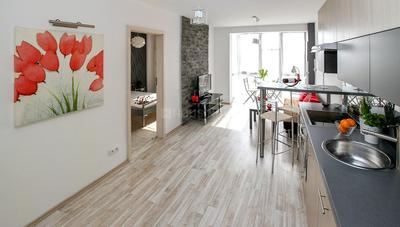 Kitchen Image of 2200 Sq.ft 3 BHK Apartment / Flat for sale in Moosapet Hyderabad for Rs. 12500000