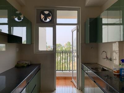 Kitchen Image of 1450 Sq.ft 3 BHK Apartment / Flat for rent in Paarth Aadyant, Ahmamau Lucknow for Rs. 22000