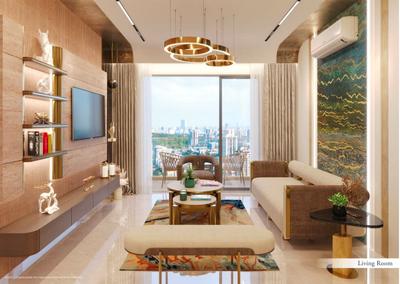 Living Room Image of 1561 Sq.ft 3 BHK Apartment / Flat for sale in Thane West Thane for Rs. 30900000