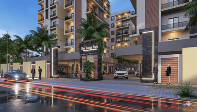 Image of 1297 Sq.ft 3 BHK Apartment / Flat for sale in Besa, Nagpur for Rs. 5900000