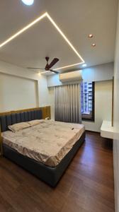 Bedroom Image of 1850 Sq.ft 3 BHK Apartment / Flat for rent in Indraprasth Greens, Shyamal Ahmedabad for Rs. 50000