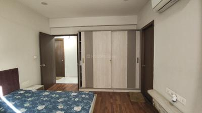 Bedroom Image of 1475 Sq.ft 2.5 BHK Apartment / Flat for rent in Adani Elysium, Shantigram Ahmedabad for Rs. 38000