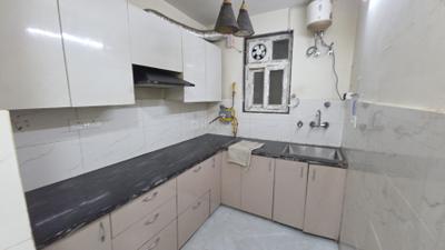 Kitchen Image of 915 Sq.ft 3 BHK Builder Floor for rent in Sector 15 Dwarka New Delhi for Rs. 26000