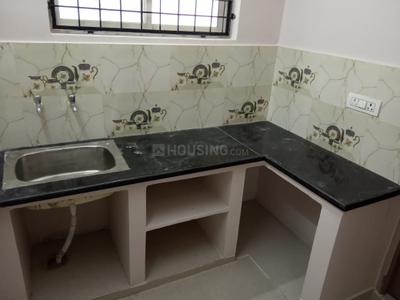 Kitchen Image of 1100 Sq.ft 2 BHK Independent House for rent in Thummaloor Hyderabad for Rs. 15000