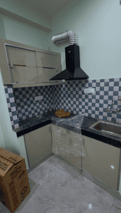 Kitchen Image of 1100 Sq.ft 1 BHK Builder Floor for rent in Manas Enclave, Indira Nagar Lucknow for Rs. 17000