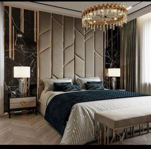 Bedroom Image of 1300 Sq.ft 2 BHK Builder Floor for sale in Ubber Palm Heights, Bhagat Singh Nagar Dera Bassi for Rs. 5400000