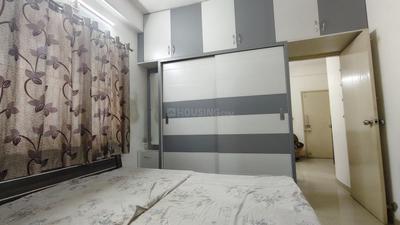 Bedroom Image of 910 Sq.ft 1 BHK Apartment / Flat for rent in Makarba Ahmedabad for Rs. 22000