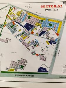Image of 135 Sq.ft Residential Plot / Land for sale in Sector 57, Gurgaon for Rs. 45100000