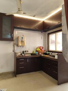 Kitchen Image of 1279 Sq.ft 3 BHK Apartment / Flat for rent in Vinayak Enclave, Dindoli Surat for Rs. 17000