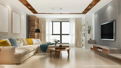 Hall Image of 1850 Sq.ft 3 BHK Apartment / Flat for sale in Barca At Godrej MSR City, Shettigere Bengaluru for Rs. 19000000
