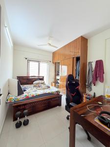 Bedroom Image of 1300 Sq.ft 2 BHK Builder Floor for rent in HSR Layout Bengaluru for Rs. 52000
