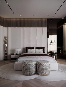 Bedroom Image of 1350 Sq.ft 3 BHK Apartment / Flat for sale in Dosti Greenscapes Phase 2, Hadapsar Pune for Rs. 15000000