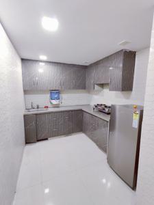 Kitchen Image of 600 Sq.ft 1 BHK Builder Floor for rent in Ramesh Nagar New Delhi for Rs. 25000