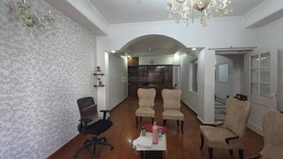 Living Room Image of 1800 Sq.ft 3 BHK Builder Floor for rent in Freedom Fighters Enclave New Delhi for Rs. 50000