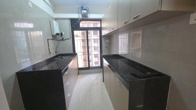 Kitchen Image of 540 Sq.ft 1 BHK Apartment / Flat for rent in Adityaraj Avenue, Vikhroli East Mumbai for Rs. 35000