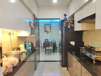 Kitchen Image of 1075 Sq.ft 3 BHK Apartment / Flat for sale in Right Trishul Heights, Kandivali West Mumbai for Rs. 21000000