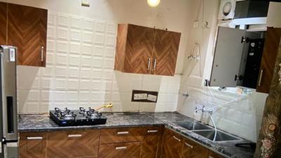 Kitchen Image of 1650 Sq.ft 3 BHK Apartment / Flat for rent in N K Savitry Greens, Nabha Zirakpur for Rs. 55000