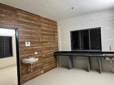 Kitchen Image of 1400 Sq.ft 3 BHK Apartment / Flat for rent in Shriji Panchvati Complex, Kaikhali Kolkata for Rs. 24000