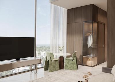 Living Room Image of 355 Sq.ft 1 RK Apartment / Flat for sale in Dubai South Dubai for Rs. 15144317