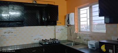Kitchen Image of 1100 Sq.ft 2 BHK Apartment / Flat for rent in Neeraja Sarovar, Battarahalli Bengaluru for Rs. 30000