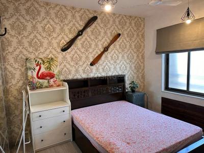 Bedroom Image of 910 Sq.ft 2 BHK Apartment / Flat for rent in Futuristic The Spectrum, Tathawade Pune for Rs. 22200