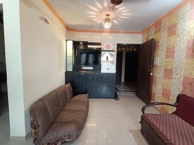 Hall Image of 650 Sq.ft 1 BHK Apartment / Flat for rent in Kuber Pioneer Park, Thane West Thane for Rs. 25000