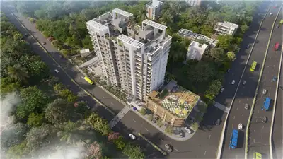 Image of 1031 Sq.ft 2 BHK Apartment / Flat for sale in Trimurti Wisteria, Bavdhan, Pune for Rs. 8700000