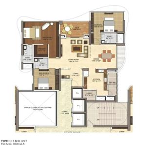 Image of 3000 Sq.ft 2 BHK Apartment / Flat for sale in Vascon Windermere, Koregaon Park, Pune for Rs. 75000000