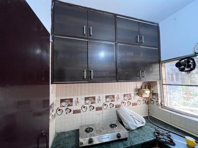 Kitchen Image of 1200 Sq.ft 1 BHK Builder Floor for rent in Mayur Vihar II New Delhi for Rs. 23000