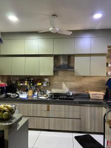 Kitchen Image of 1600 Sq.ft 4 BHK Apartment / Flat for sale in Sheetal Westpark Residency, Vastrapur Ahmedabad for Rs. 25000000