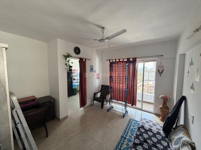 Living Room Image of 650 Sq.ft 1 BHK Apartment / Flat for rent in Mahalunge Pune for Rs. 22000