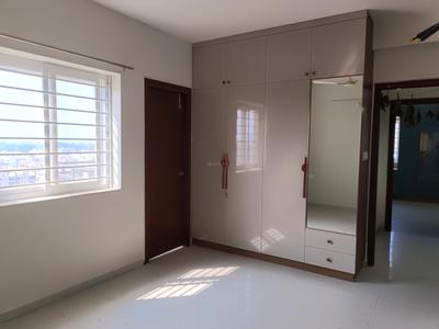 Bedroom Image of 1960 Sq.ft 3 BHK Apartment / Flat for rent in Vijay RVs Sai Vanamali, Miyapur Hyderabad for Rs. 53000