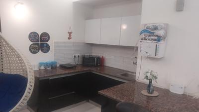 Kitchen Image of 600 Sq.ft 1 BHK Apartment / Flat for sale in Sunworld Arista, Sector 168 Noida for Rs. 8350000